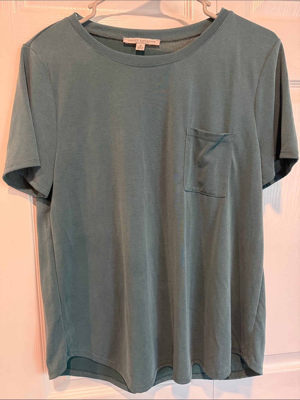 Soft Pocket Tee - Sage Green Shirt